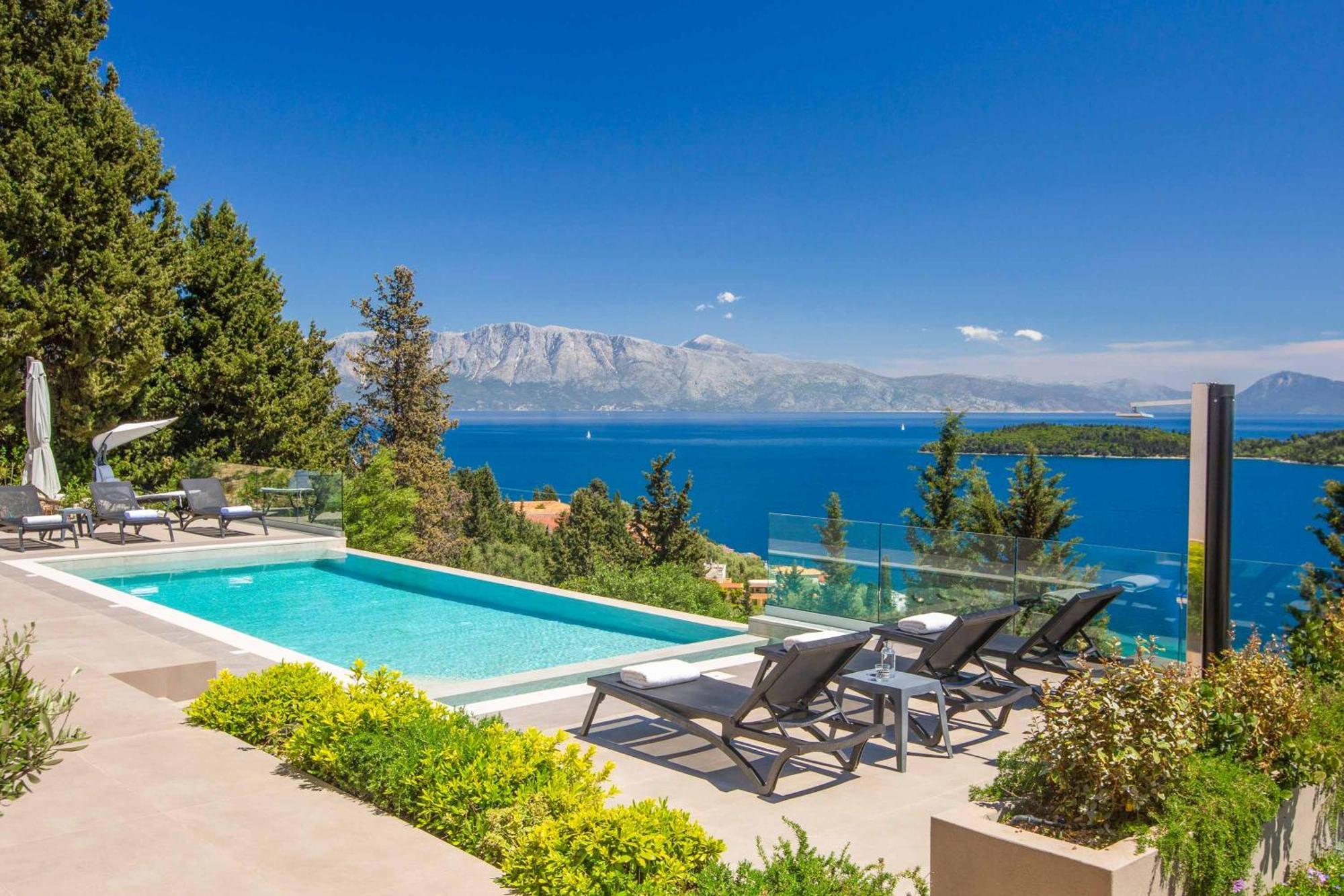 Villa Ino Lefkas 奈德里 外观 照片